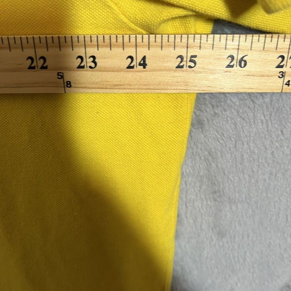 Polo Jeans Co Ralph Lauren Polo Shirt Mens XXL Flag Yellow Short Sleeve Collared - Picture 8 of 9